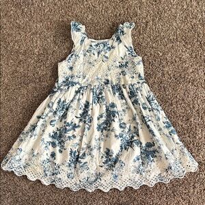 GAP Blue Floral Kids Dress